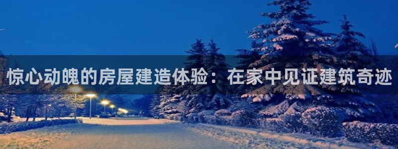 意昂体育3平台注册要钱吗：惊心动魄的房屋建造体验：在家中见证建筑奇迹