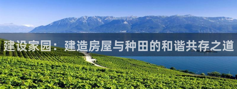 意昂3娱乐平台：建设家园：建造房屋与种田的和谐共存之道
