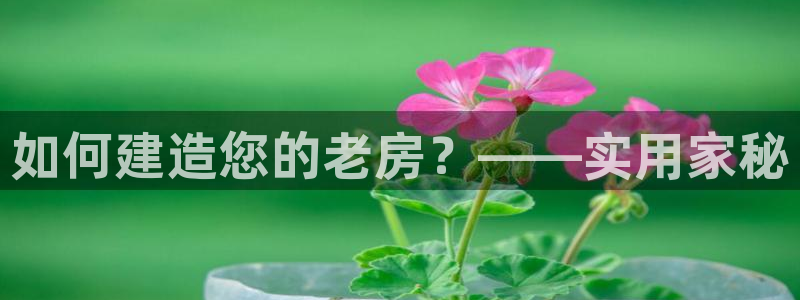 意昂体育3平台注册：如何建造您的老房？——实用家秘