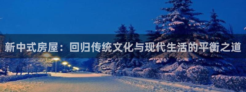 意昂3神州：新中式房屋：回归传统文化与现代生活的平衡之道
