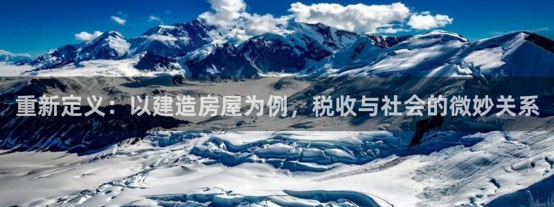 意昂3集团logo：重新定义：以建造房屋为例，税收与社会的微妙关系