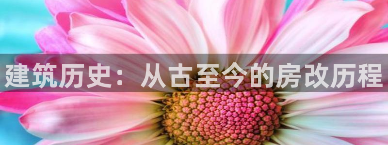 意昂3集团官网首页网址：建筑历史：从古至今的房改历程