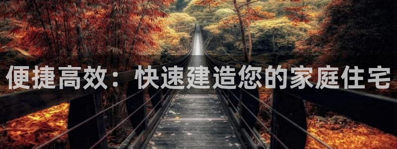 意昂体育3注册：便捷高效：快速建造您的家庭住宅