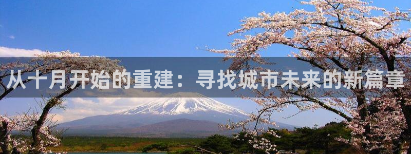 意昂体育3平台是正规平台吗：从十月开始的重建：寻找城市未来的新篇章