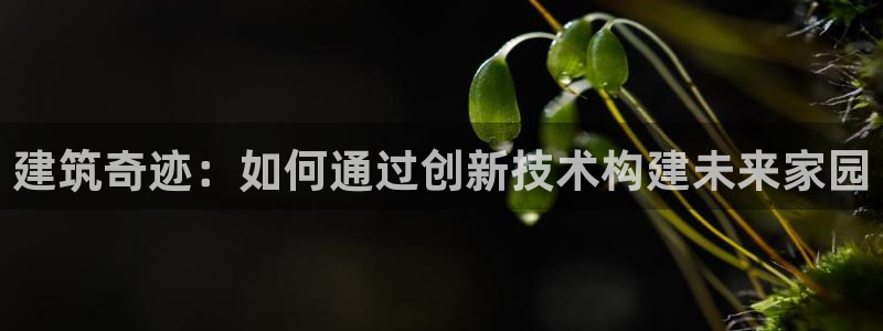 意昂3代理：建筑奇迹：如何通过创新技术构建未来家园