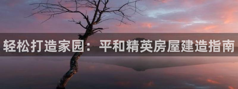 意昂3集团官网首页：轻松打造家园：平和精英房屋建造指南